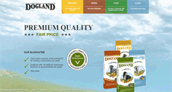 Desktop Screenshot of dogland-nutrition.com